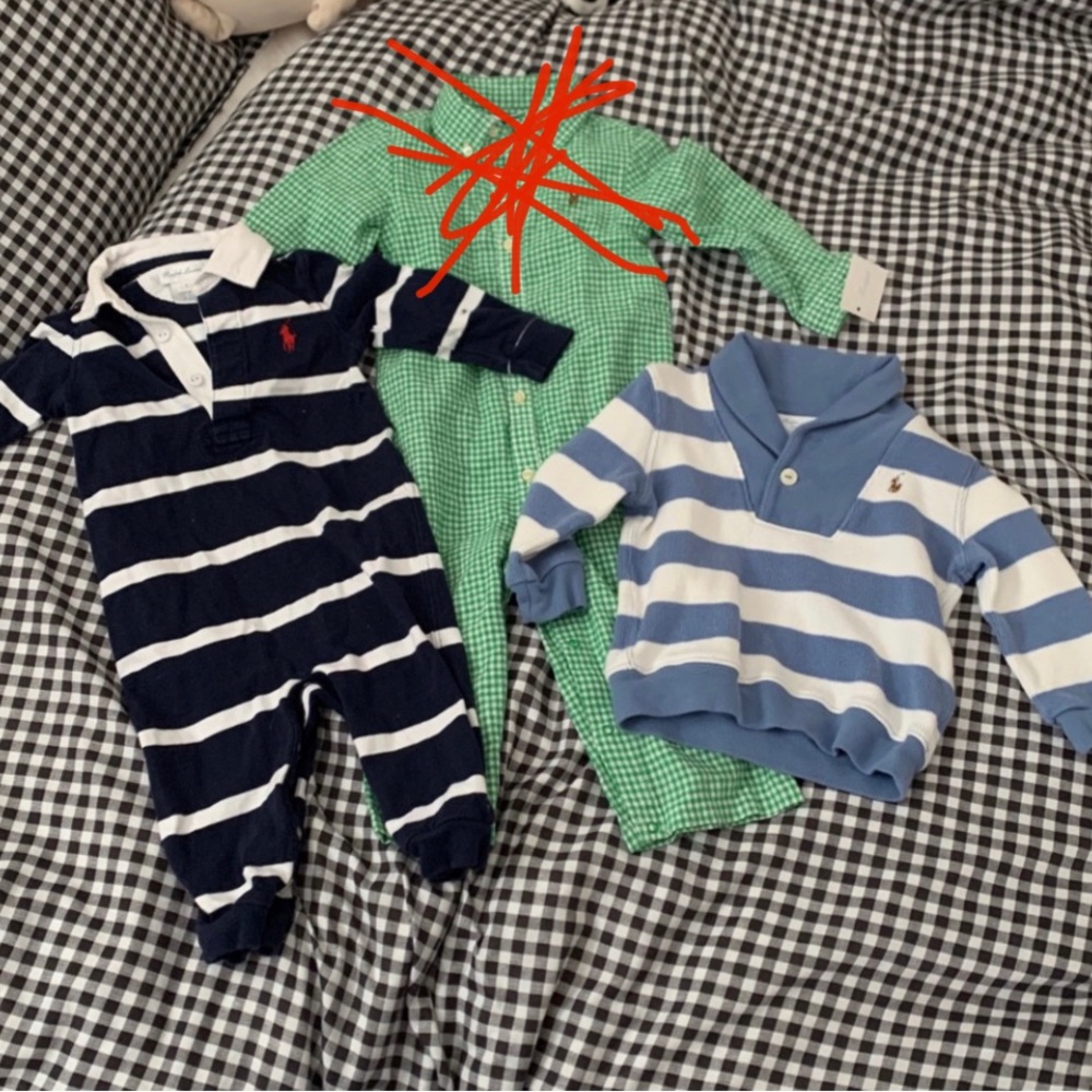 Baby boy designer clothes excellent condition. Like new
